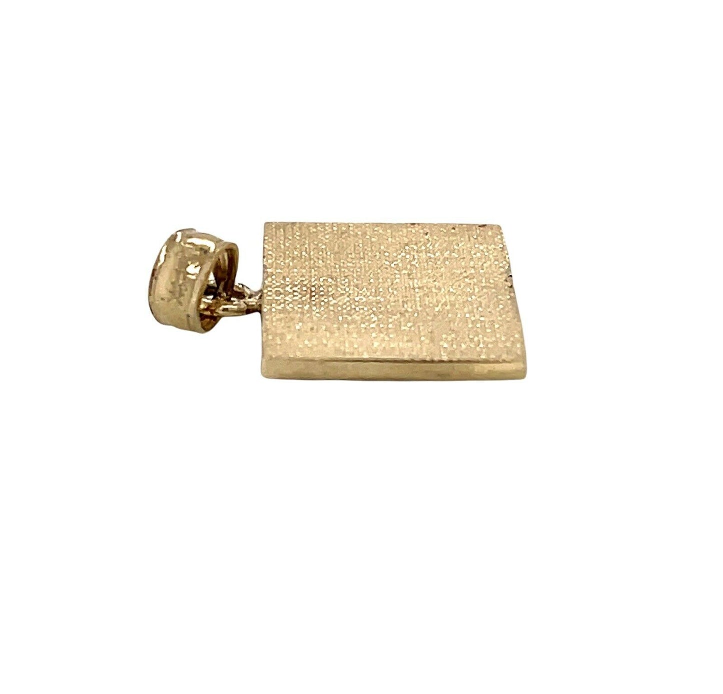 14k Yellow Gold Enameled United States Flag Pendant