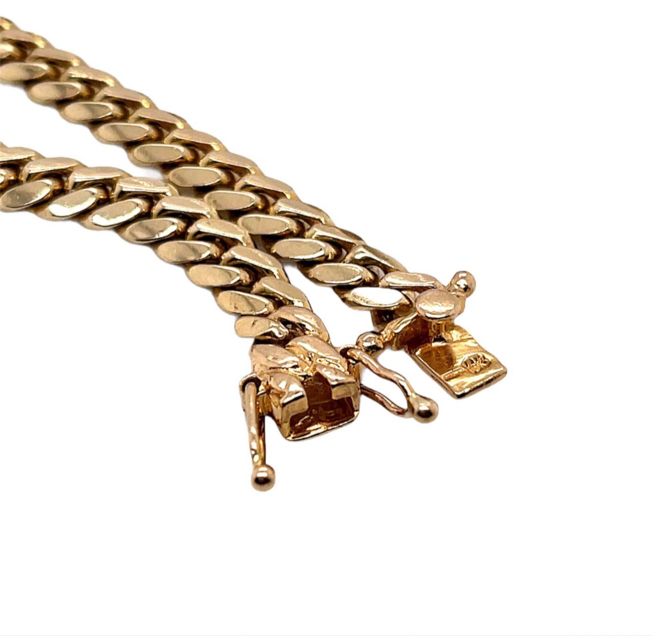 80.9 Grams Solid 14k Yellow Gold Mens Miami Cuban Link Chain Necklace 26" 6.5 MM