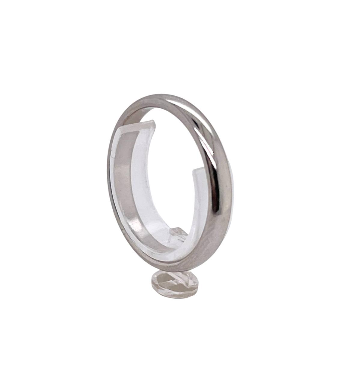 Tiffany & Co. 950 Platinum Wedding Band Ring 3 mm Size 7.5