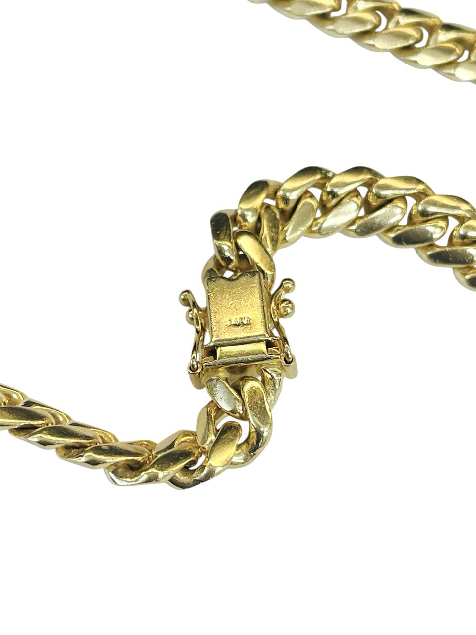 145.8 Gr Mens 14k Solid Yellow Gold Miami Cuban Link Chain Necklace 8.7 MM 26.25 in