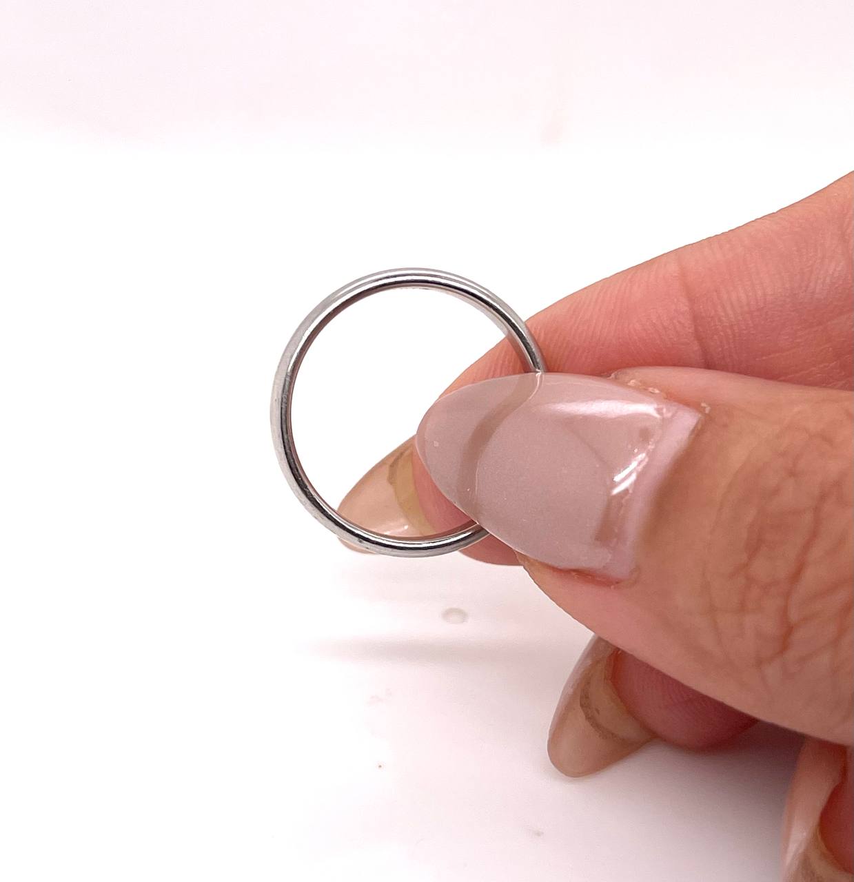 Tiffany & Co. 950 Platinum Wedding Band Ring 3 mm Size 7.5