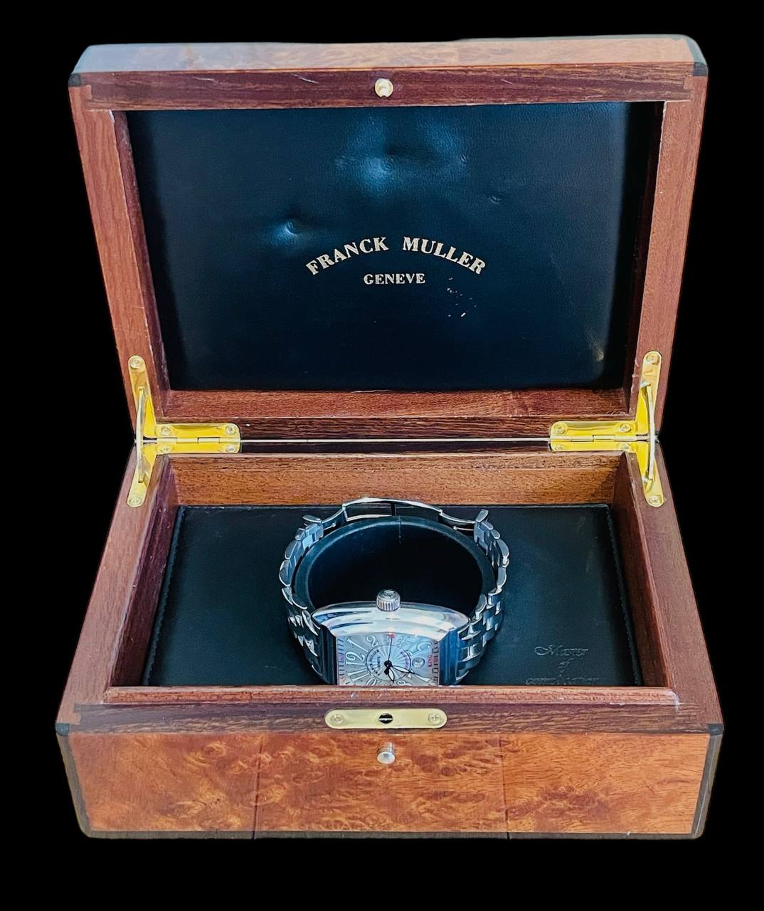 Franck Muller 8005 SC King Conquistador 18k White Gold Automatic Mens Watch