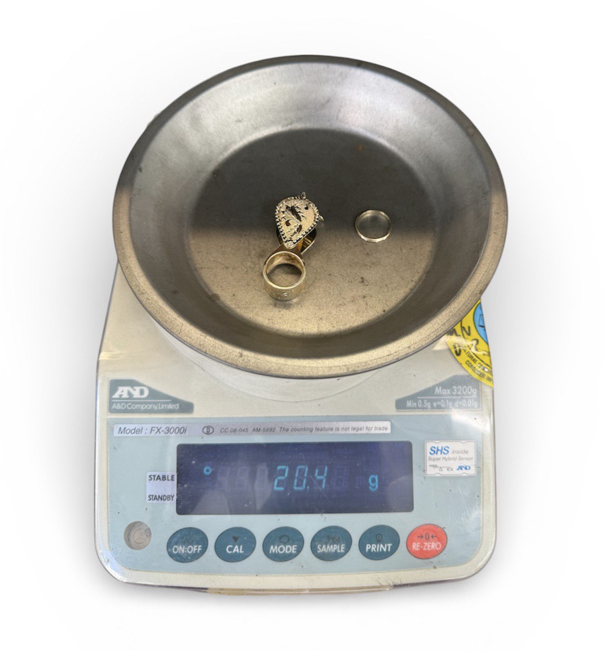 Solid 14K Gold Kassoy 18mm 10X Jewelers Loupe Fancy Engraved Pendant Full Size