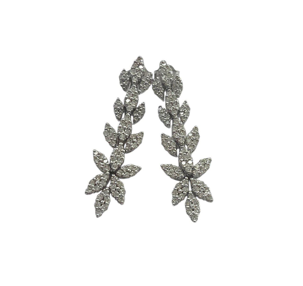 18K White Gold Diamond Jewelry Set – 8.37 CT VS2 G-H (Necklace, Bracelet & Earrings)