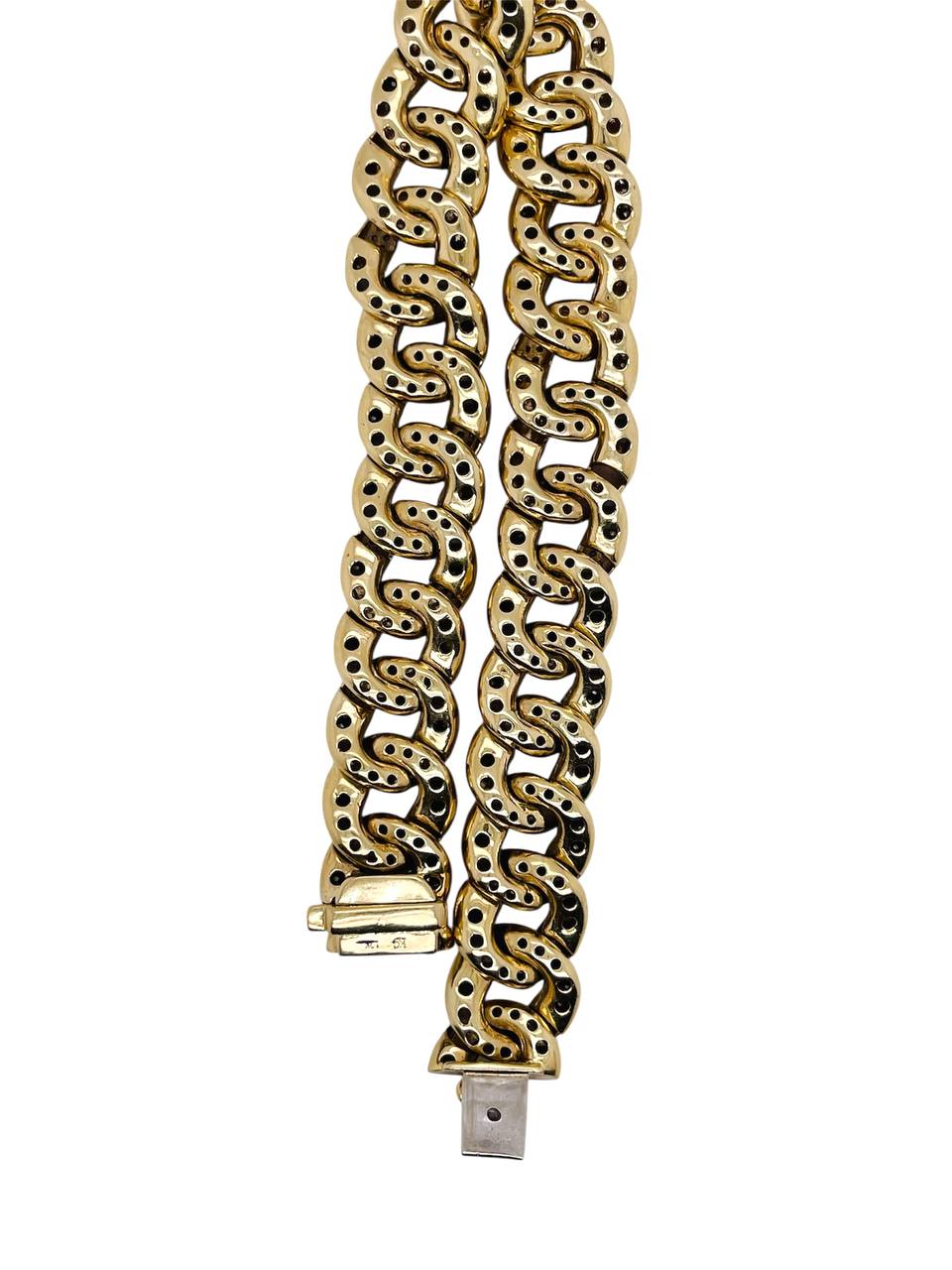 47.7 Gr 10k Solid Gold 1.5 Ct Natural Diamond Mens Miami Cuban Link Bracelet 12.7 MM 8.5 in