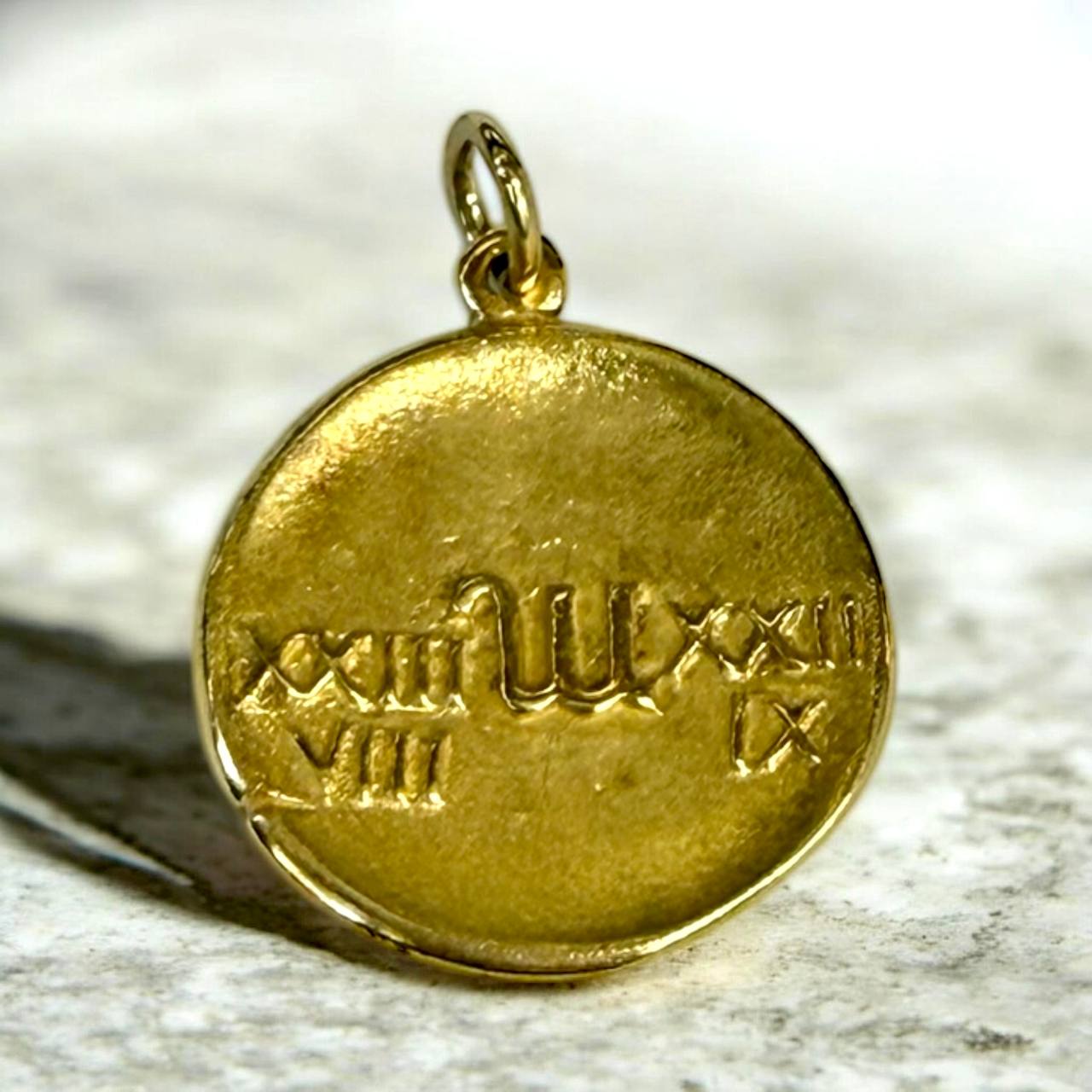 Authentic Vintage Van Cleef & Arpels 18K Gold Virgo Zodiac Pendant