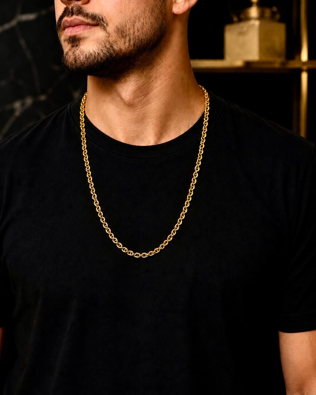 Solid 18K Yellow Gold Gucci Puff Mariner Link Chain Necklace – 24” | 6.6mm | 38.4g