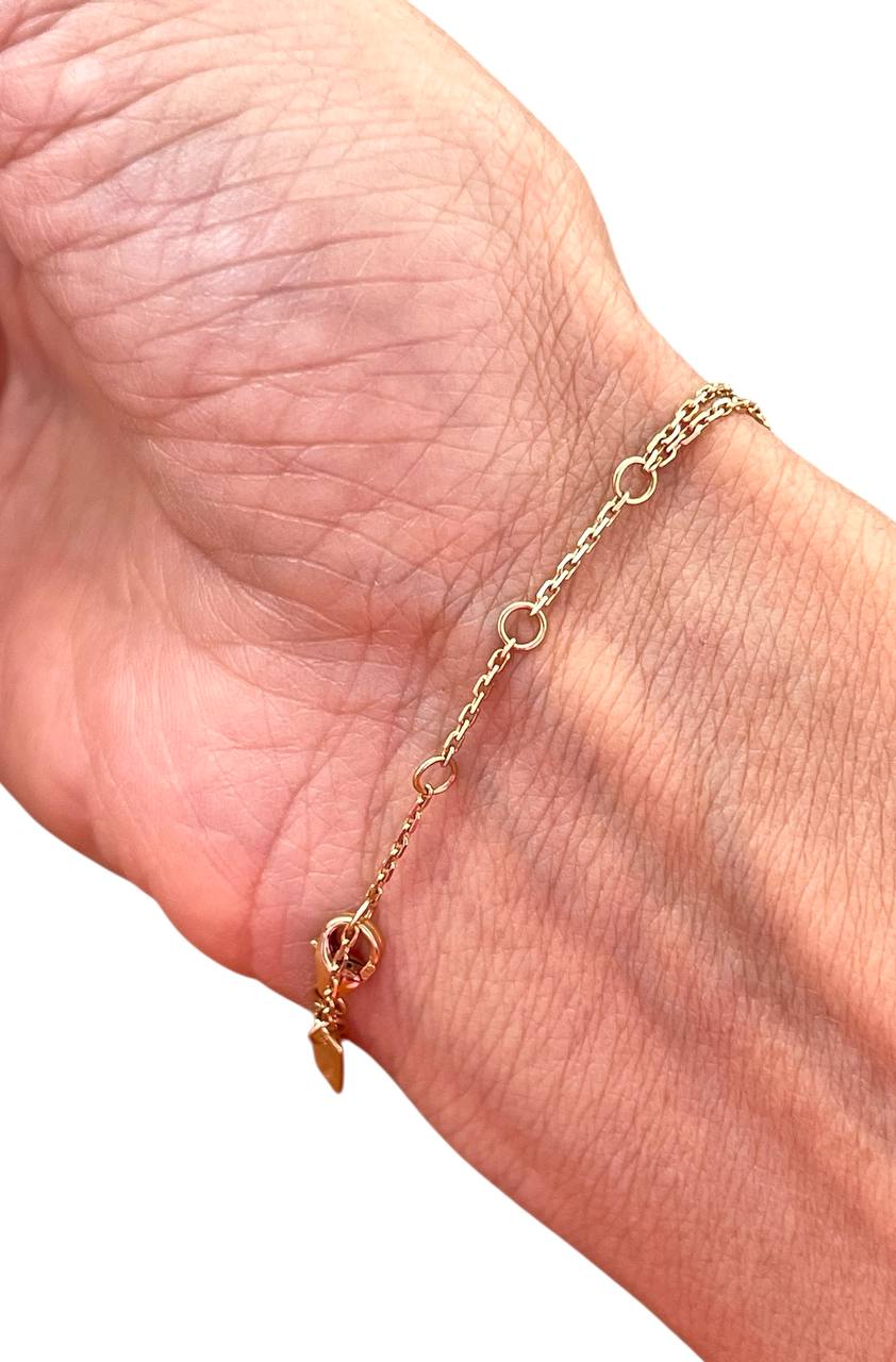 Messika Move Classique 18k Rose Gold Diamond Bracelet